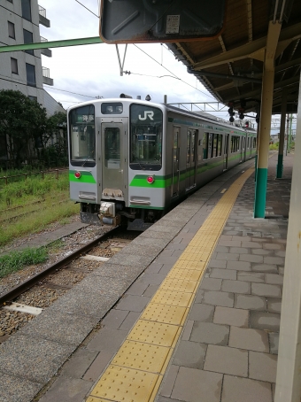 新潟駅から弥彦駅の乗車記録(乗りつぶし)写真