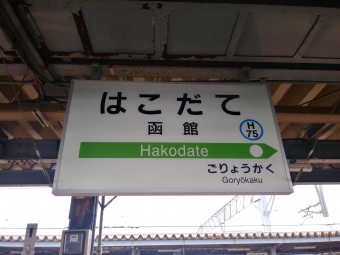 藤枝支線　函館駅から森駅の乗車記録(乗りつぶし)写真