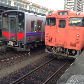 益田駅から下関駅の乗車記録(乗りつぶし)写真