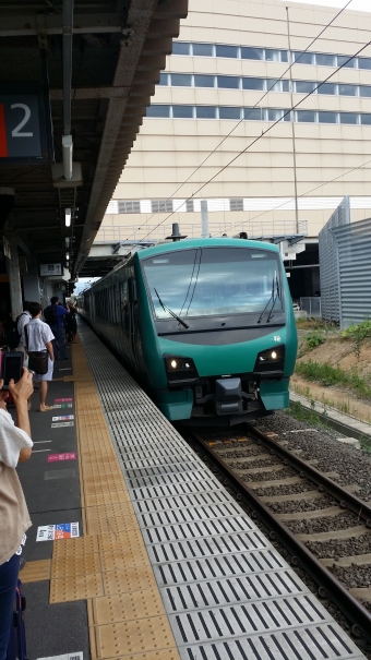 新青森駅から男鹿駅の乗車記録(乗りつぶし)写真