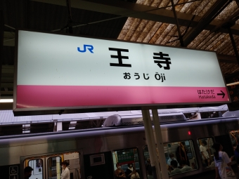 天王寺駅から木津駅の乗車記録(乗りつぶし)写真