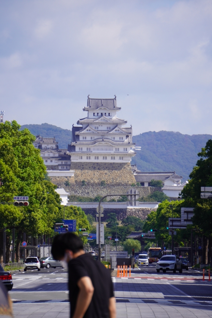 鉄道乗車記録の写真:旅の思い出(1)        「姫路城です。」