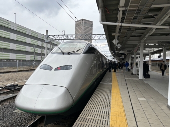 福島駅から山形駅の乗車記録(乗りつぶし)写真
