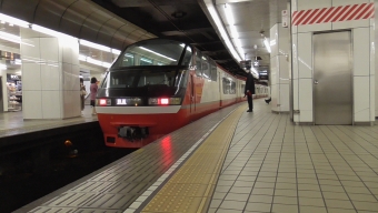 上小田井駅から名鉄名古屋駅の乗車記録(乗りつぶし)写真