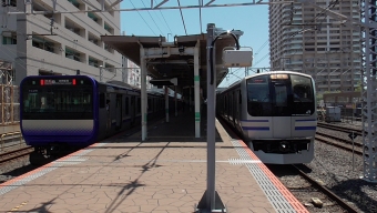 市川駅から錦糸町駅の乗車記録(乗りつぶし)写真