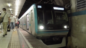 門前仲町駅から木場駅の乗車記録(乗りつぶし)写真