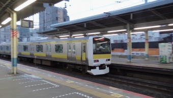 船橋駅から千葉駅の乗車記録(乗りつぶし)写真