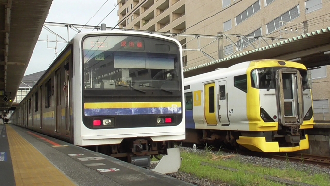 鉄道乗車記録の写真:列車・車両の様子(未乗車)(3)        「朝ラッシュ時の佐倉駅」