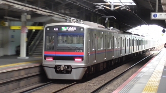 実籾駅から京成津田沼駅の乗車記録(乗りつぶし)写真
