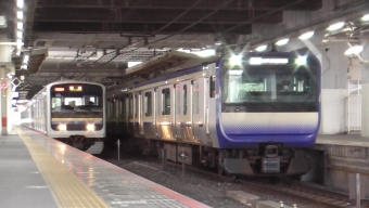 佐倉駅から千葉駅の乗車記録(乗りつぶし)写真
