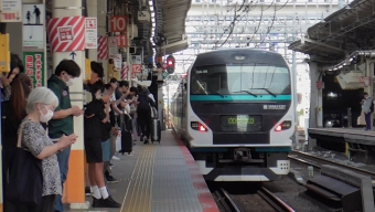 横浜駅から武蔵小杉駅の乗車記録(乗りつぶし)写真
