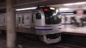 市川駅から東京駅の乗車記録(乗りつぶし)写真