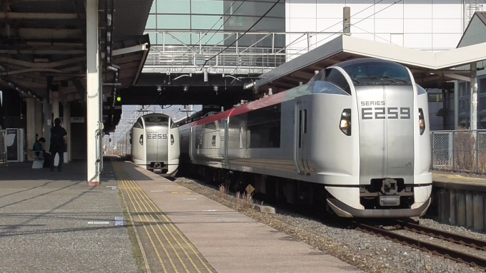 鉄道乗車記録の写真:列車・車両の様子(未乗車)(1)     「3/16　ダイヤ改正初日
とりあえず様子を見にサクシスへ。」