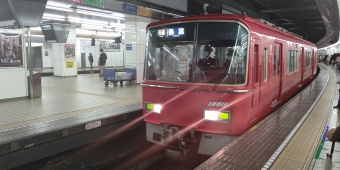 名鉄名古屋駅から須ヶ口駅の乗車記録(乗りつぶし)写真