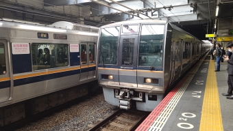 住吉駅から四条畷駅の乗車記録(乗りつぶし)写真