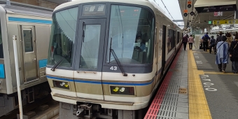 奈良駅から京都駅:鉄道乗車記録の写真