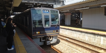 尼崎駅から高槻駅:鉄道乗車記録の写真