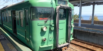 近江舞子駅から京都駅の乗車記録(乗りつぶし)写真