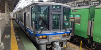 近江今津駅から福井駅の乗車記録(乗りつぶし)写真