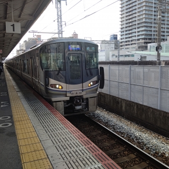 明石駅から加古川駅の乗車記録(乗りつぶし)写真