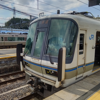 園部駅から亀岡駅の乗車記録(乗りつぶし)写真