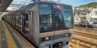 須磨駅から松井山手駅の乗車記録(乗りつぶし)写真