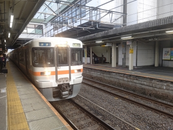 大垣駅から米原駅の乗車記録(乗りつぶし)写真