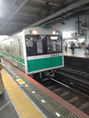 生駒駅からコスモスクエア駅:鉄道乗車記録の写真