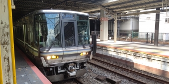 京都駅から三ノ宮駅の乗車記録(乗りつぶし)写真