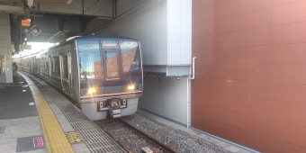 長尾駅から木津駅の乗車記録(乗りつぶし)写真