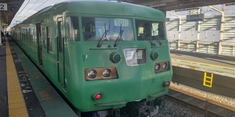 近江今津駅から京都駅の乗車記録(乗りつぶし)写真