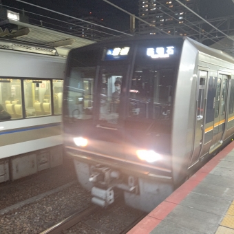 尼崎駅から須磨駅の乗車記録(乗りつぶし)写真
