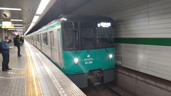 県庁前駅から新長田駅の乗車記録(乗りつぶし)写真