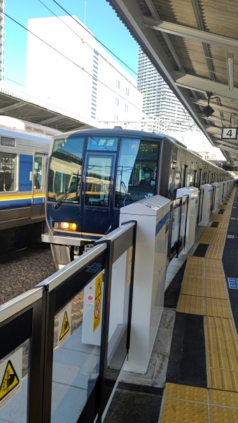 高槻駅から西明石駅の乗車記録(乗りつぶし)写真