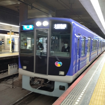 高速神戸駅から大阪梅田駅の乗車記録(乗りつぶし)写真