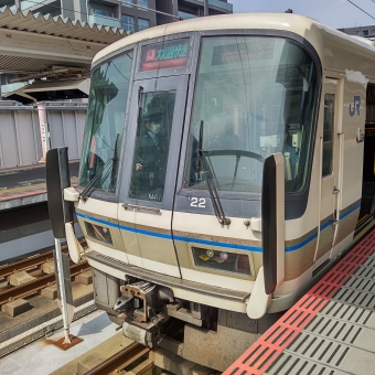 奈良駅から王寺駅の乗車記録(乗りつぶし)写真