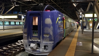 名寄駅から旭川駅の乗車記録(乗りつぶし)写真