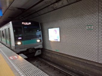 赤坂駅から表参道駅の乗車記録(乗りつぶし)写真