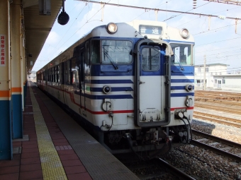 酒田駅から村上駅の乗車記録(乗りつぶし)写真