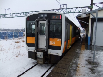 坂町駅から今泉駅:鉄道乗車記録の写真