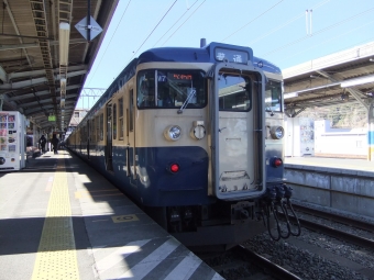 高尾駅から石和温泉駅の乗車記録(乗りつぶし)写真