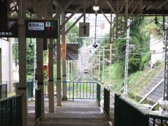宝山寺駅から鳥居前駅の乗車記録(乗りつぶし)写真