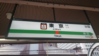 東京駅から立川駅の乗車記録(乗りつぶし)写真