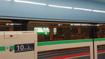 町田駅から北千住駅の乗車記録(乗りつぶし)写真