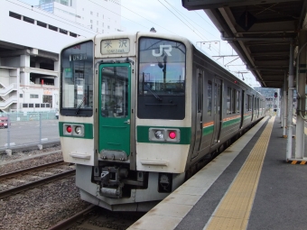 福島駅から米沢駅:鉄道乗車記録の写真