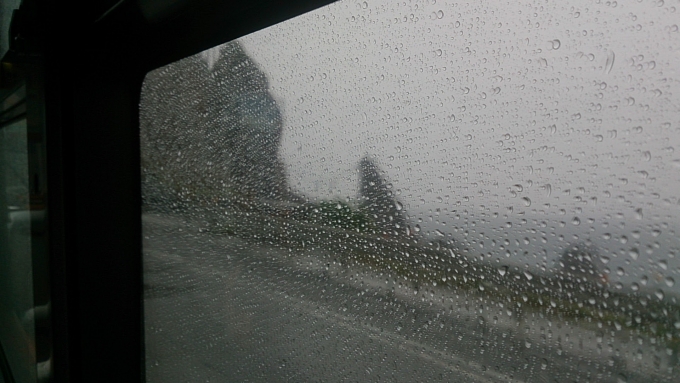 鉄道乗車記録の写真:旅の思い出(2)        「室戸岬は雨でダメでした」