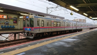 京成関屋駅から日暮里駅の乗車記録(乗りつぶし)写真