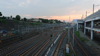 上野駅から日暮里駅の乗車記録(乗りつぶし)写真