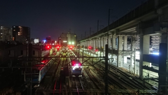 東十条駅から日暮里駅の乗車記録(乗りつぶし)写真