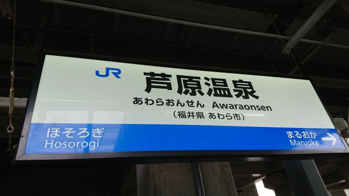 鉄道乗車記録の写真:駅名看板(2)        